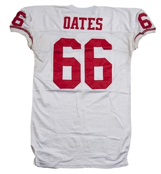 1995 Bart Oates Game Used San Francisco 49ers Road Jersey (49ers LOA)